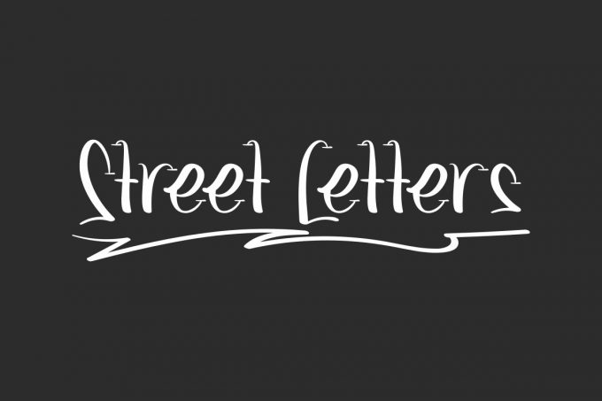 Street Letters Font