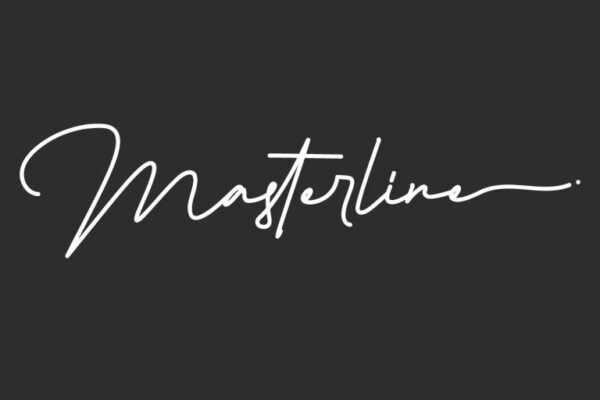 Masterline Signature Font