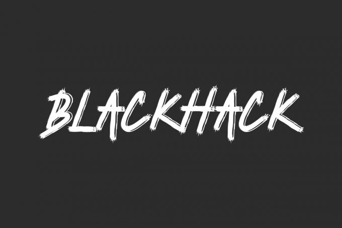 Blackhack Font