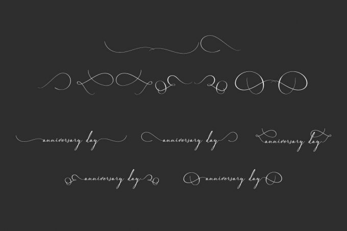 Anniversary Day Font - Image 9