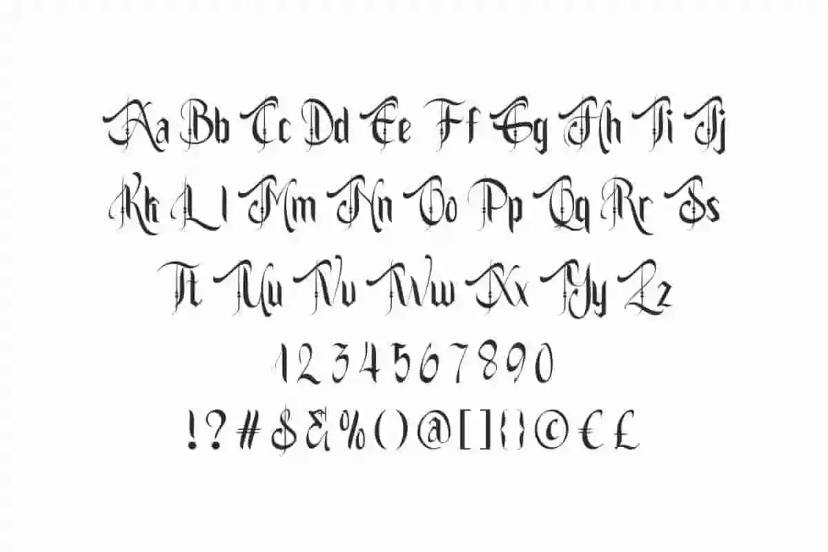 Black Jaguar Blackletter Font - Image 4