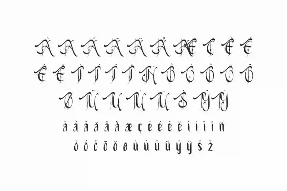 Black Jaguar Blackletter Font - Image 6