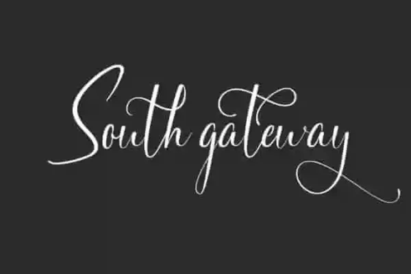 South Gateway Calligraphy Font