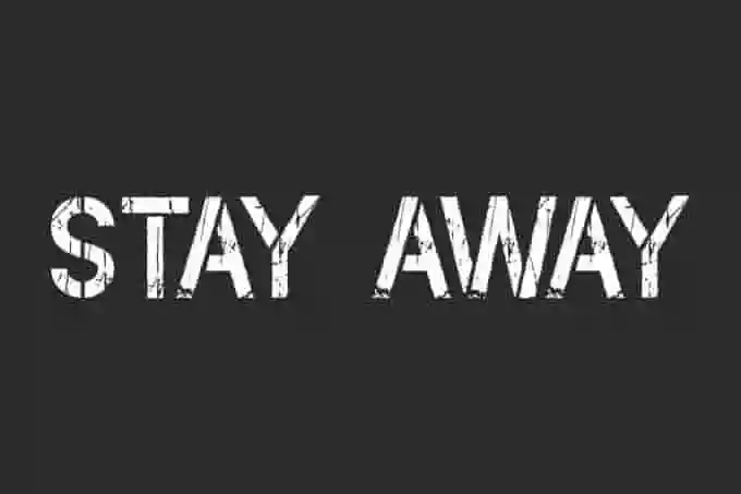 Stay Away Display Font – The Bold