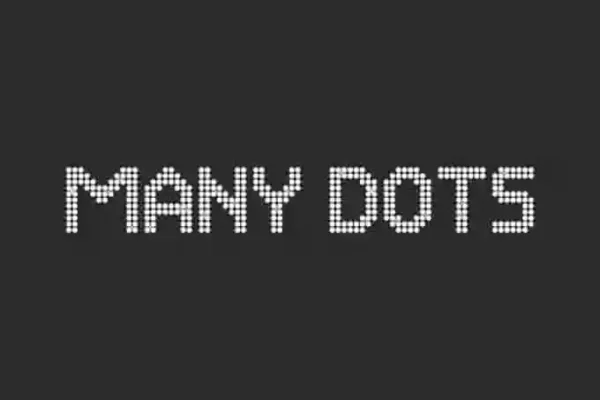 Many Dots Display Font