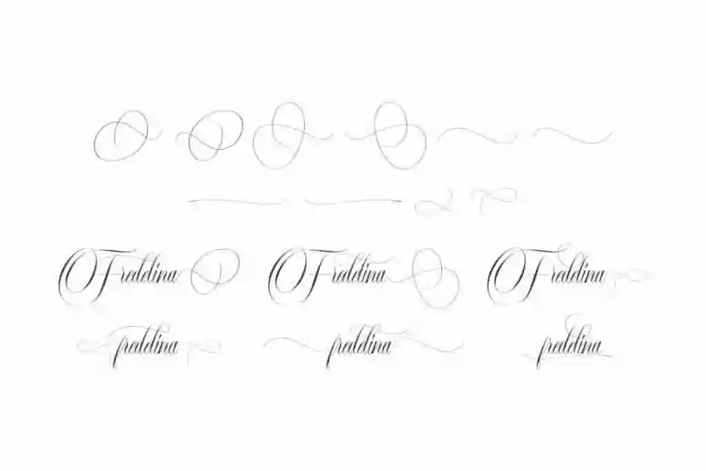 Fredelina Calligraphy Font - Image 8
