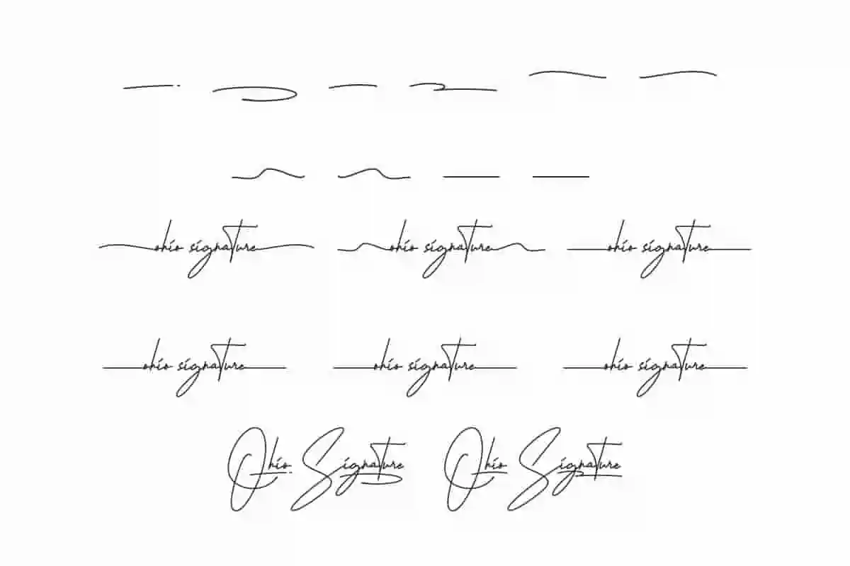 Ohio Signature Font Duo - Image 9