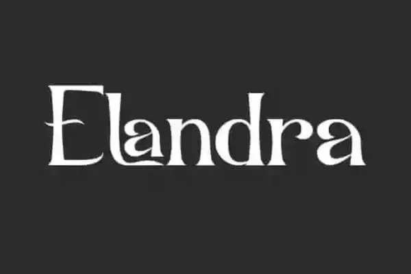 Elandra Display Font – Bold