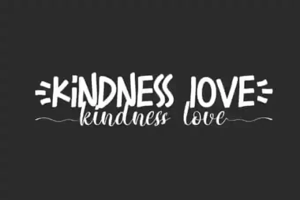 Kindness Love Font Duo