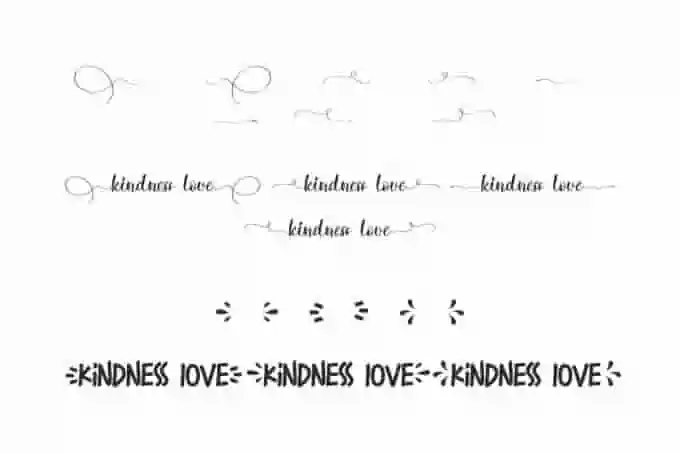 Kindness Love Font Duo - Image 9