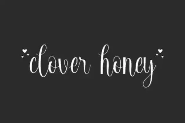 Clover Honey Calligraphy – A Sweet Font