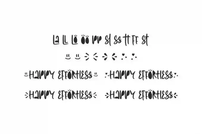 Happy Effortless – The Perfect Font - Image 7