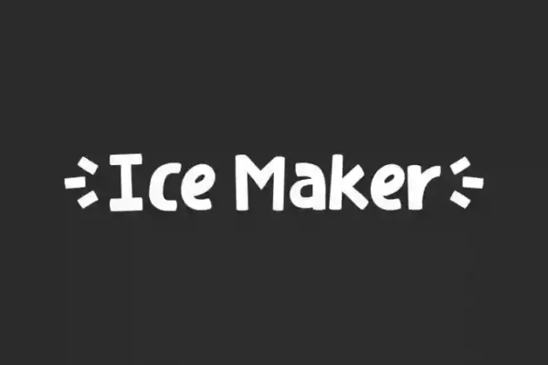 Ice Maker – A Bold, Display Font