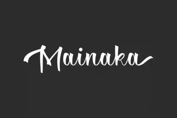 Mainaka Calligraphy Font