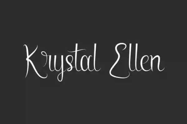 Krystal Ellen Handwriting Font