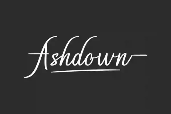 Ashdown Signature Font