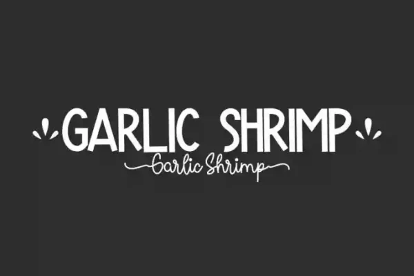 Garlic Shrimp Font Duo