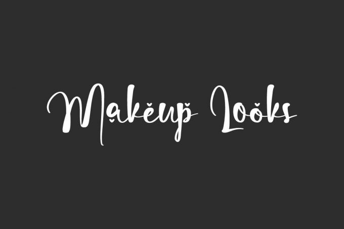 Makeup Looks Font