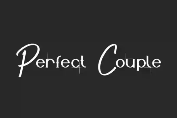Perfect Couple Display Font