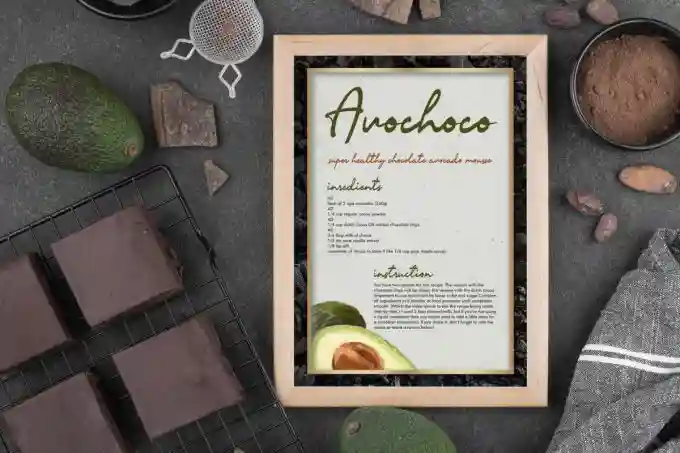 Sweet Avocado Calligraphy Font - Image 3