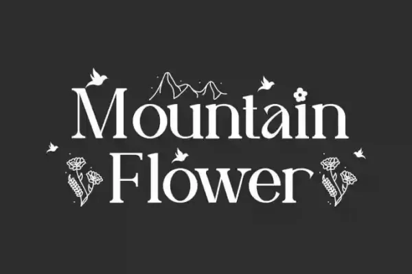 Mountain Flower – Display Font