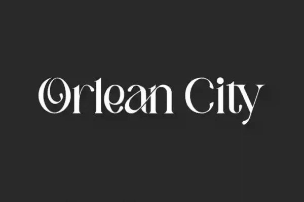 Orlean City Display – A Bold Font