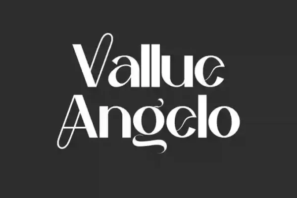 Vallue Angelo – Display Font