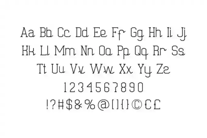 Basic Robot Display Font - Image 3