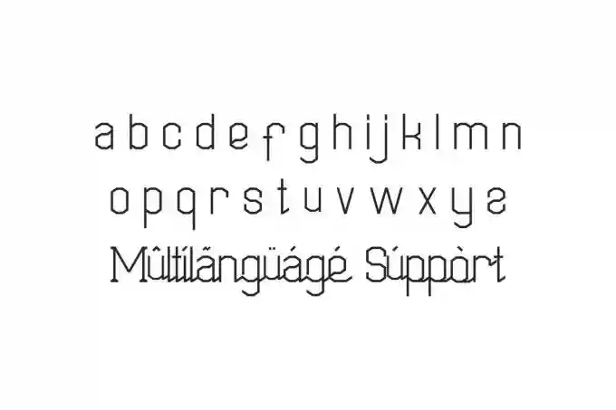 Basic Robot Display Font - Image 5