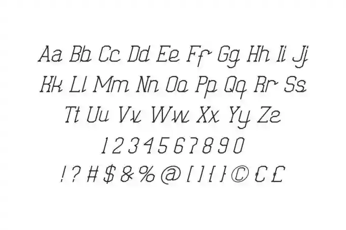 Basic Robot Display Font - Image 7