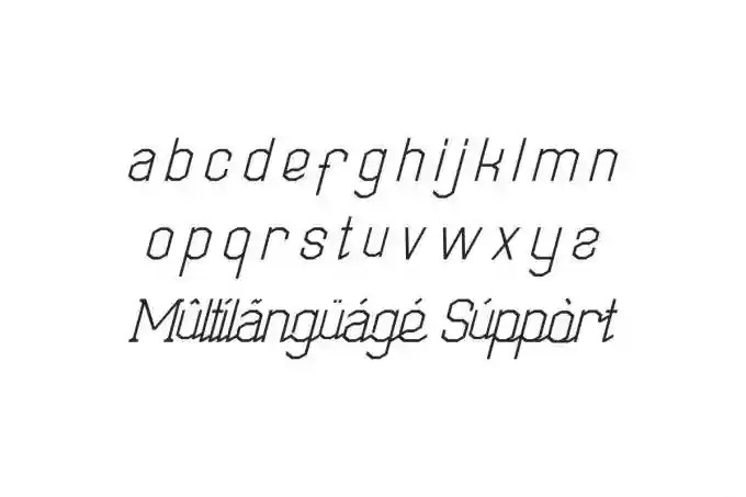 Basic Robot Display Font - Image 9