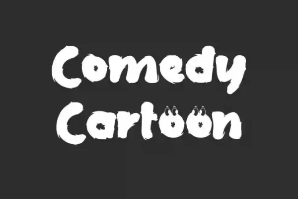 Comedy Cartoon Display Font