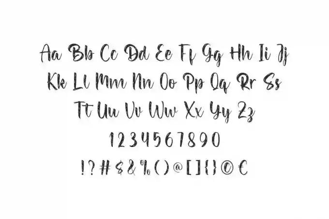 Distract Switch Brush Font - Image 4