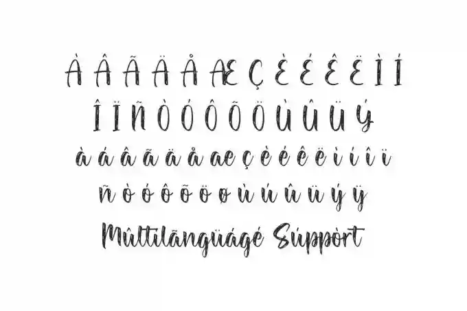Distract Switch Brush Font - Image 7