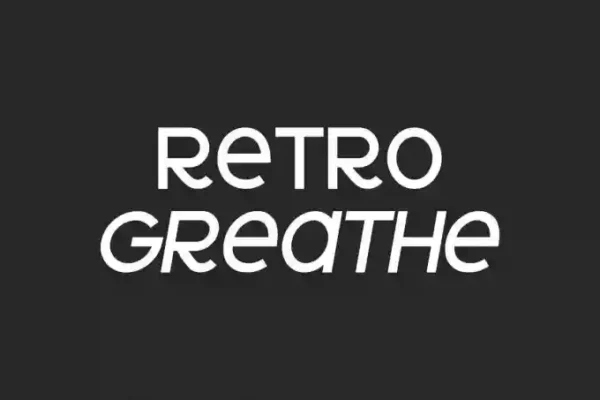 Retro Greathe – Bold Display Font