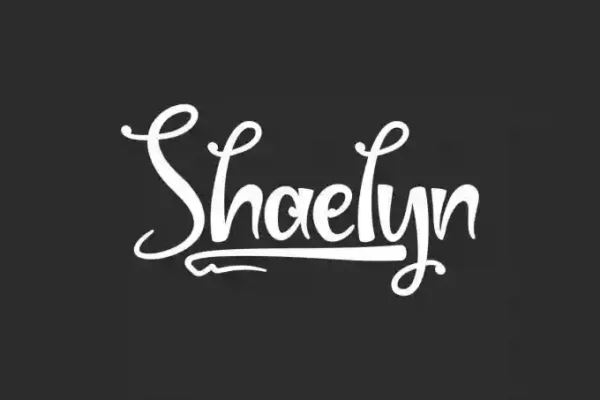 Shaelyn Display – A Modern Font