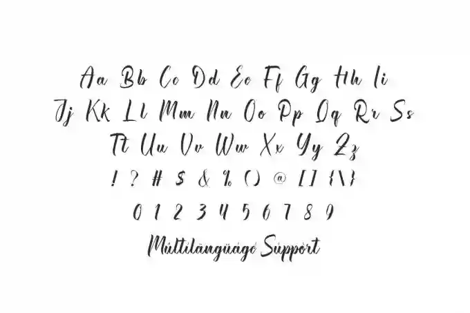 Safer Border Calligraphy Font - Image 3
