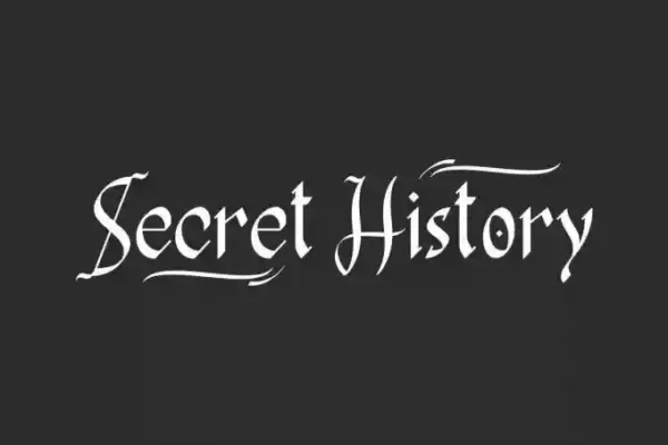 Secret History – A Bold Font