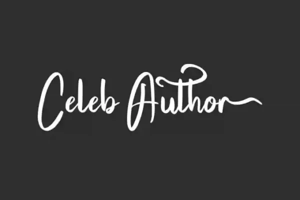 Celeb Author Handwriting Font