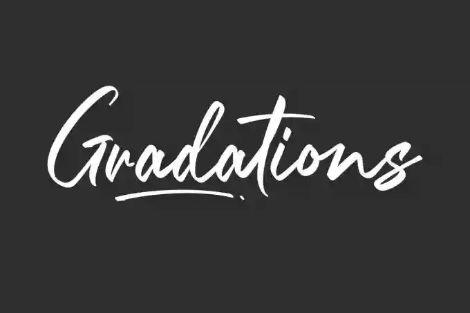 Gradations Calligraphy Font