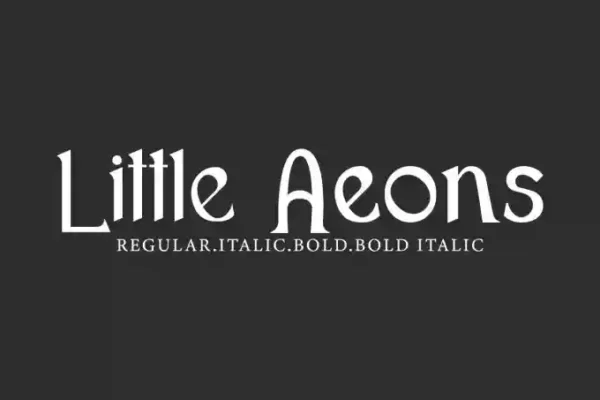 Little Aeons Display Font
