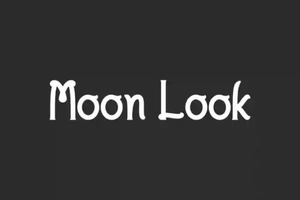 Moon Look – Display Font
