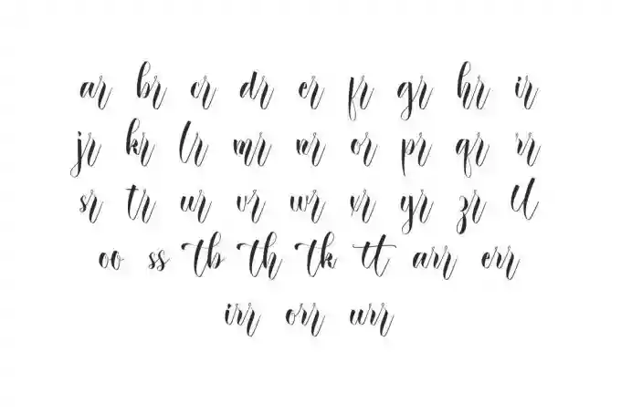 Outhandle Calligraphy Font - Image 5