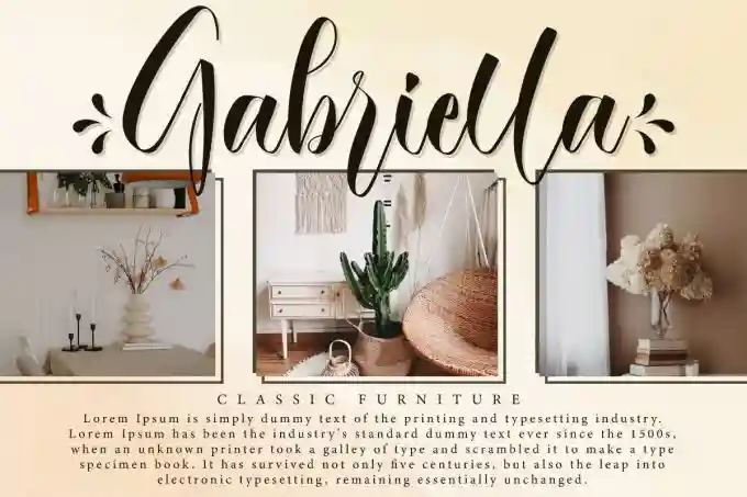 Outhandle Calligraphy Font - Image 9
