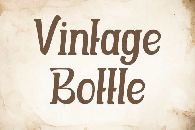 Vintage Bottle Font - Image 9