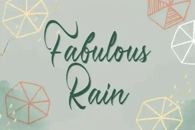 Fabulous Rain – A Handwriting Font - Image 10