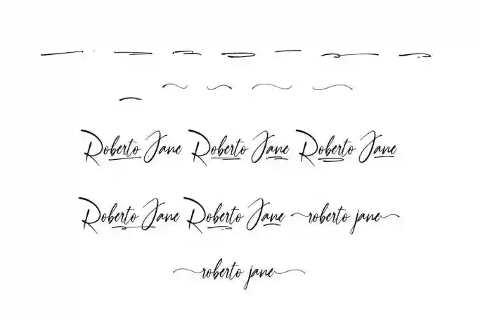 Roberto Jane Signature Font - Image 7