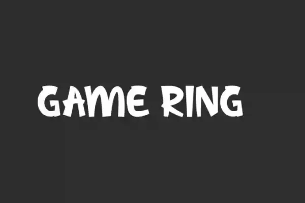 Game Ring – Display Font