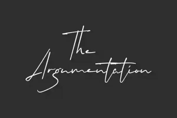 The Argumentation Signature Font