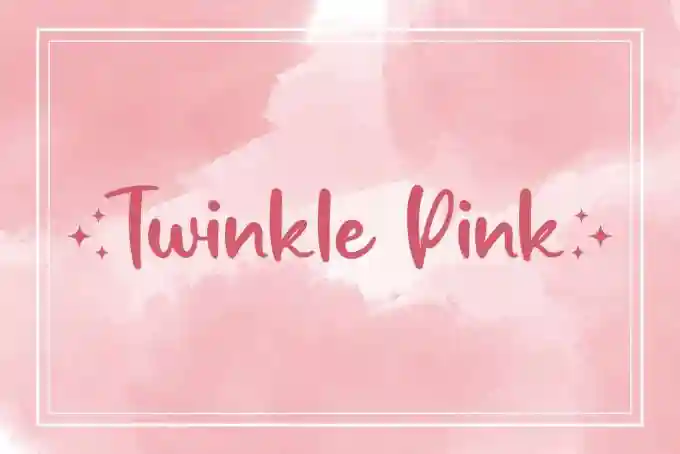 Twinkle Pink Display Font - Image 10